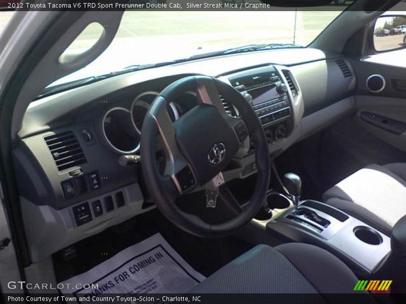Silver Streak Mica / Graphite 2012 Toyota Tacoma V6 TRD Sport Prerunner Double Cab