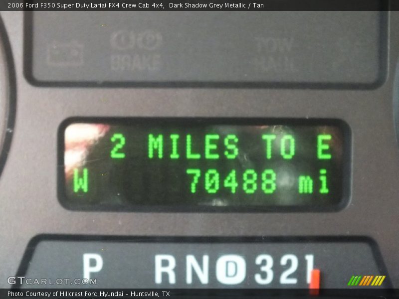 Dark Shadow Grey Metallic / Tan 2006 Ford F350 Super Duty Lariat FX4 Crew Cab 4x4