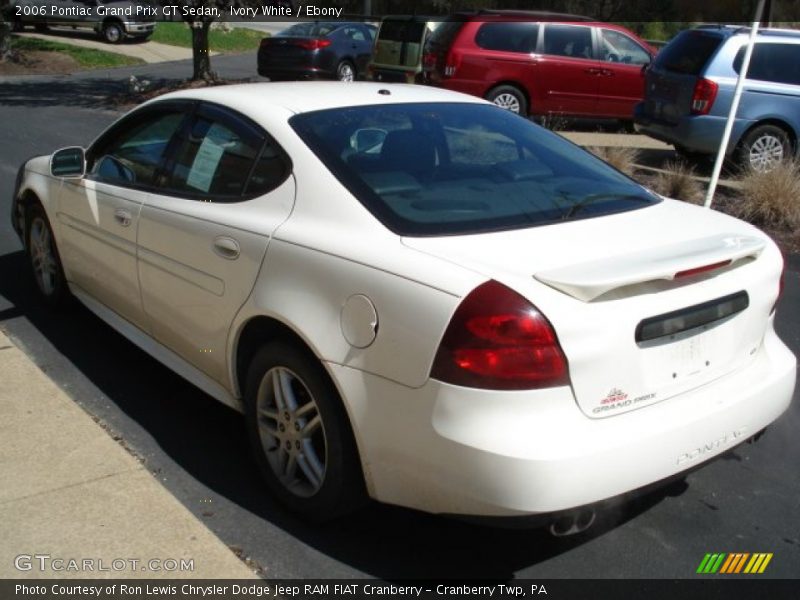 Ivory White / Ebony 2006 Pontiac Grand Prix GT Sedan