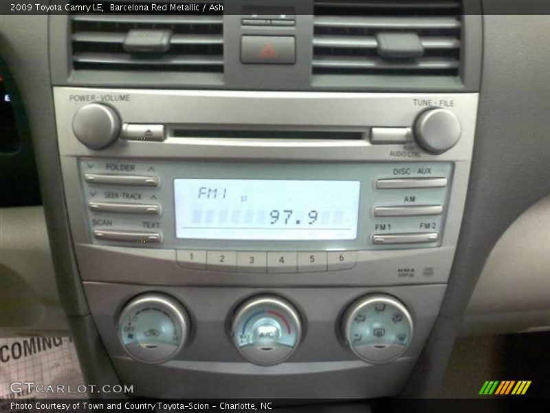 Barcelona Red Metallic / Ash 2009 Toyota Camry LE