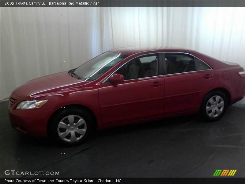 Barcelona Red Metallic / Ash 2009 Toyota Camry LE