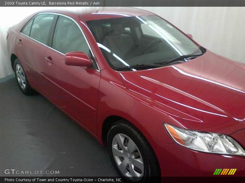 Barcelona Red Metallic / Ash 2009 Toyota Camry LE