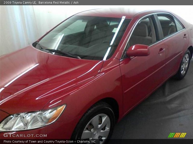 Barcelona Red Metallic / Ash 2009 Toyota Camry LE