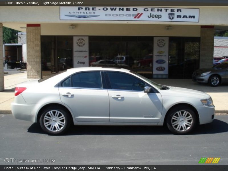 Light Sage Metallic / Sand 2006 Lincoln Zephyr