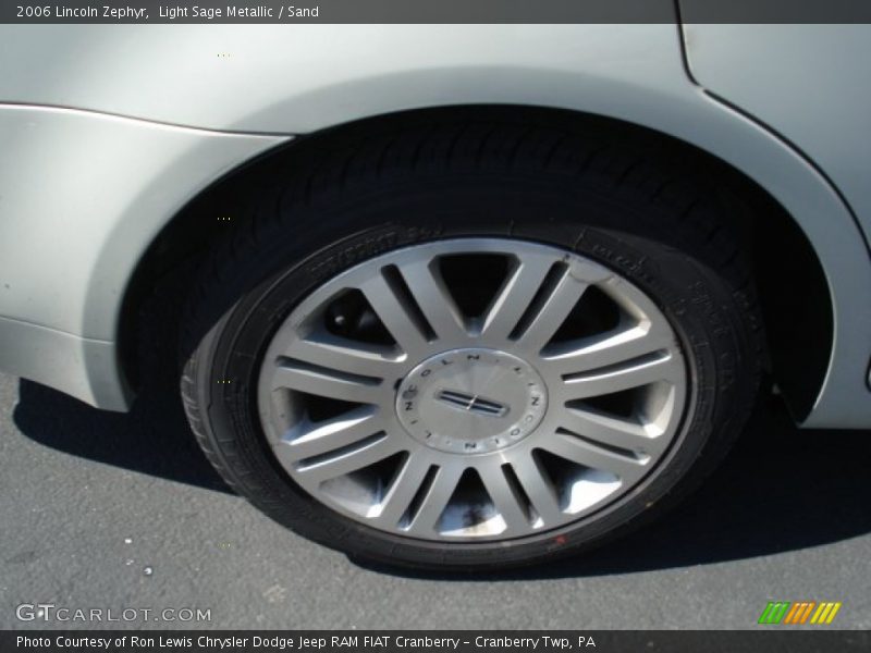 Light Sage Metallic / Sand 2006 Lincoln Zephyr