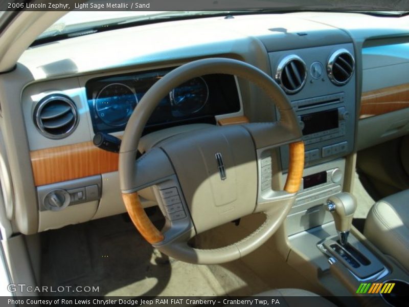 Light Sage Metallic / Sand 2006 Lincoln Zephyr