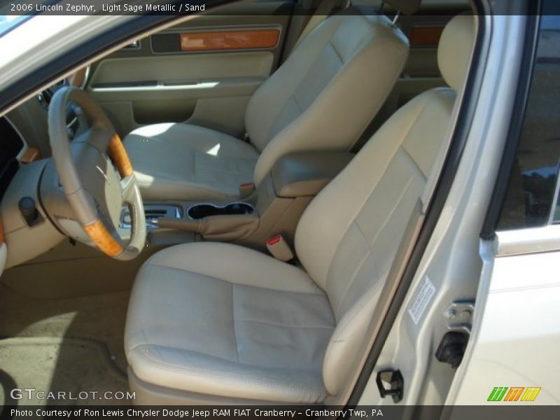 Light Sage Metallic / Sand 2006 Lincoln Zephyr