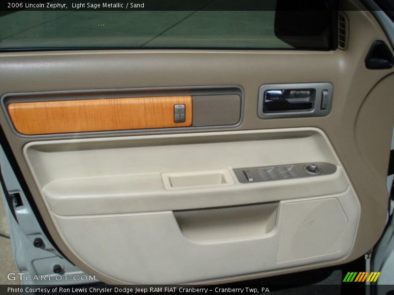 Light Sage Metallic / Sand 2006 Lincoln Zephyr