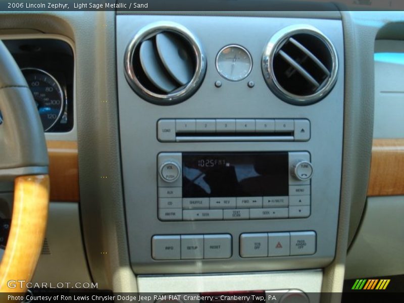 Light Sage Metallic / Sand 2006 Lincoln Zephyr