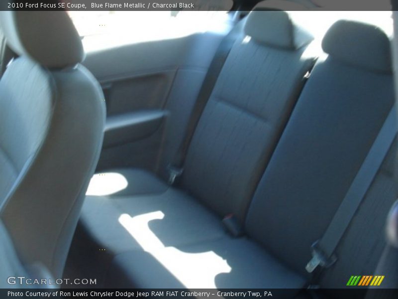 Blue Flame Metallic / Charcoal Black 2010 Ford Focus SE Coupe