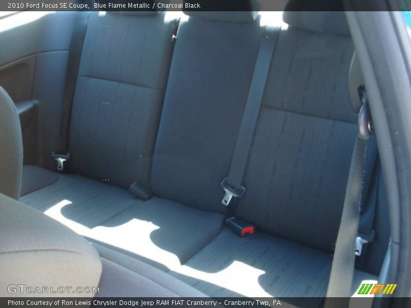 Blue Flame Metallic / Charcoal Black 2010 Ford Focus SE Coupe