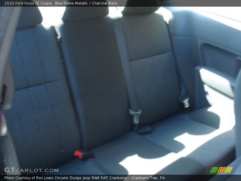 Blue Flame Metallic / Charcoal Black 2010 Ford Focus SE Coupe