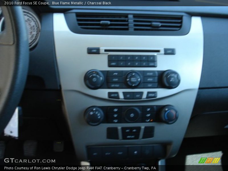 Blue Flame Metallic / Charcoal Black 2010 Ford Focus SE Coupe