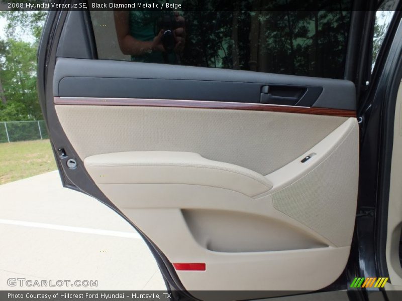 Black Diamond Metallic / Beige 2008 Hyundai Veracruz SE