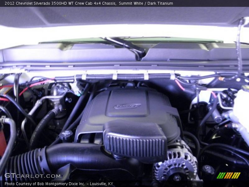 Summit White / Dark Titanium 2012 Chevrolet Silverado 3500HD WT Crew Cab 4x4 Chassis