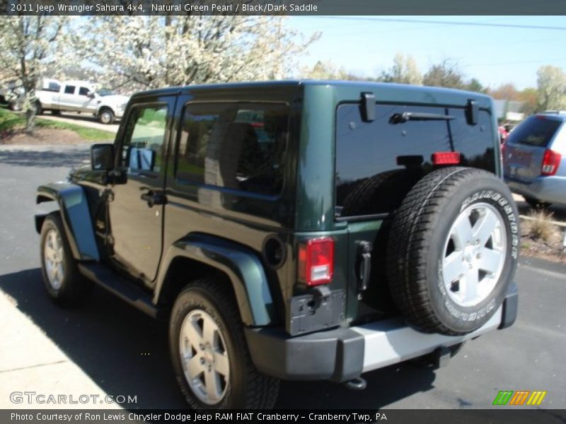 Natural Green Pearl / Black/Dark Saddle 2011 Jeep Wrangler Sahara 4x4