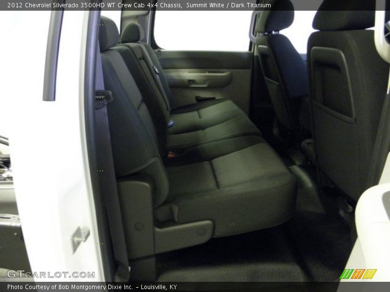Summit White / Dark Titanium 2012 Chevrolet Silverado 3500HD WT Crew Cab 4x4 Chassis