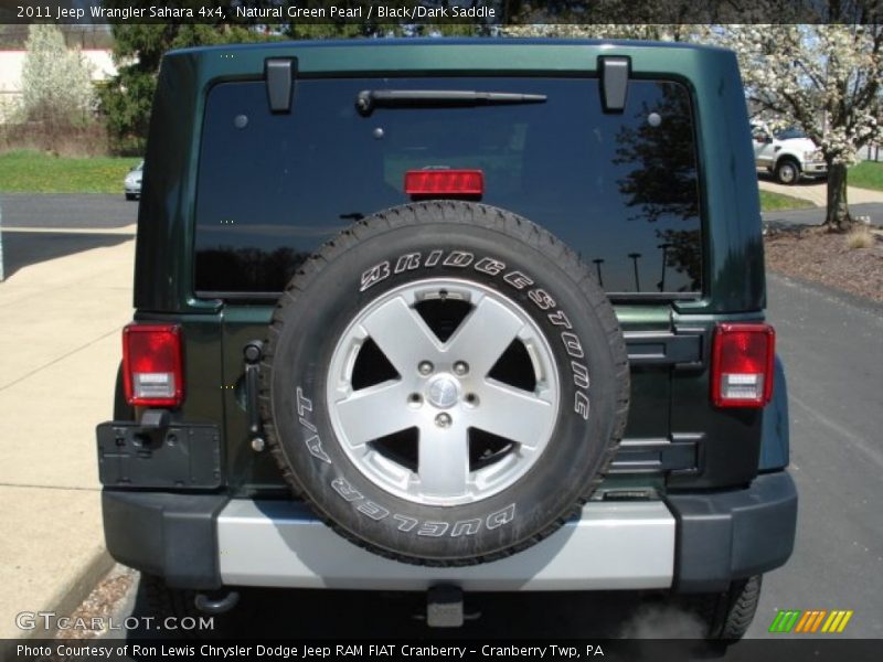 Natural Green Pearl / Black/Dark Saddle 2011 Jeep Wrangler Sahara 4x4