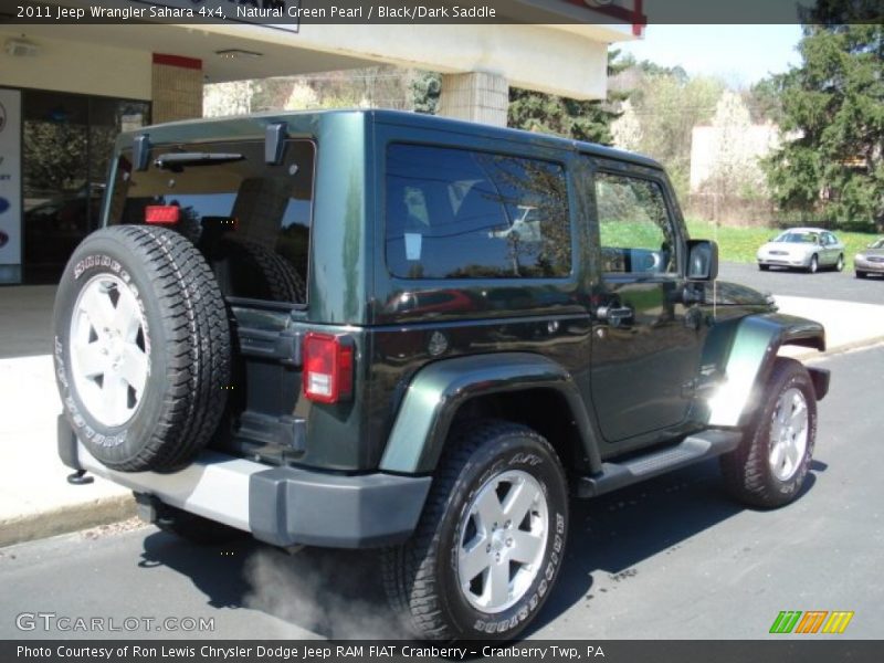 Natural Green Pearl / Black/Dark Saddle 2011 Jeep Wrangler Sahara 4x4