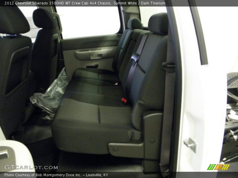 Summit White / Dark Titanium 2012 Chevrolet Silverado 3500HD WT Crew Cab 4x4 Chassis