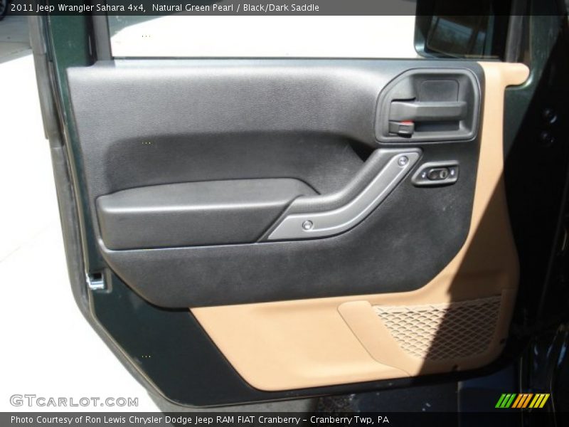 Natural Green Pearl / Black/Dark Saddle 2011 Jeep Wrangler Sahara 4x4