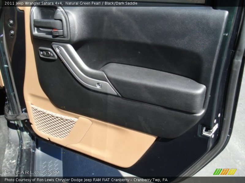 Natural Green Pearl / Black/Dark Saddle 2011 Jeep Wrangler Sahara 4x4
