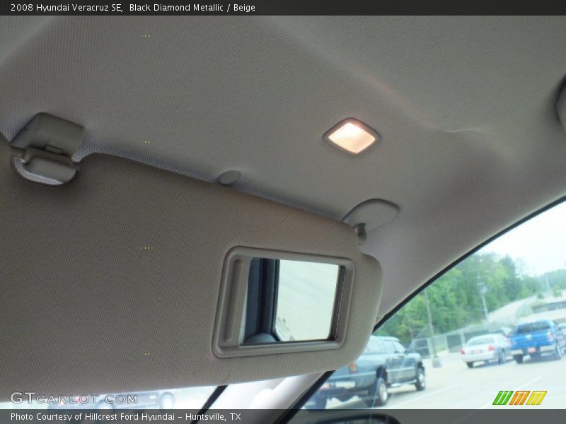 Black Diamond Metallic / Beige 2008 Hyundai Veracruz SE
