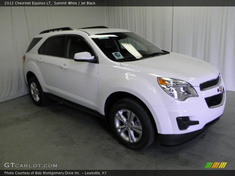 Summit White / Jet Black 2012 Chevrolet Equinox LT