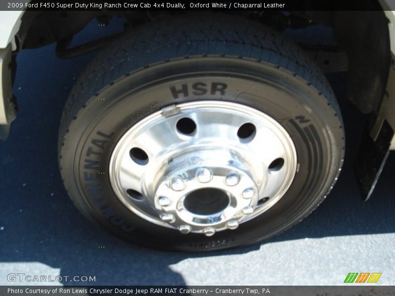 Oxford White / Chaparral Leather 2009 Ford F450 Super Duty King Ranch Crew Cab 4x4 Dually