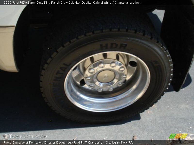 Oxford White / Chaparral Leather 2009 Ford F450 Super Duty King Ranch Crew Cab 4x4 Dually