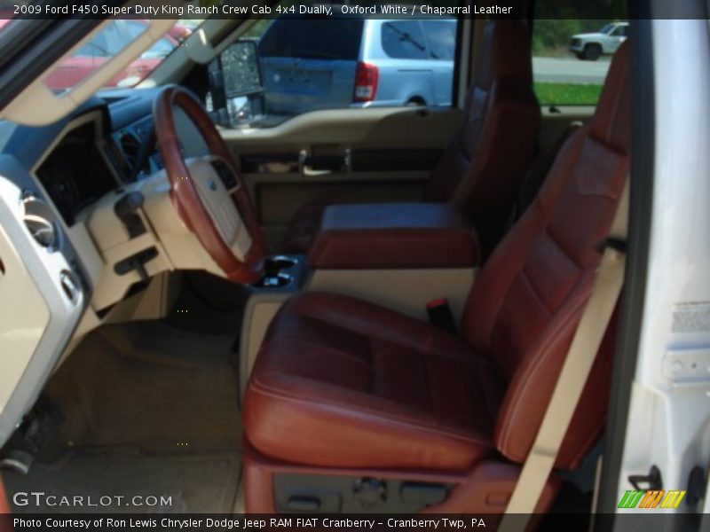 Oxford White / Chaparral Leather 2009 Ford F450 Super Duty King Ranch Crew Cab 4x4 Dually