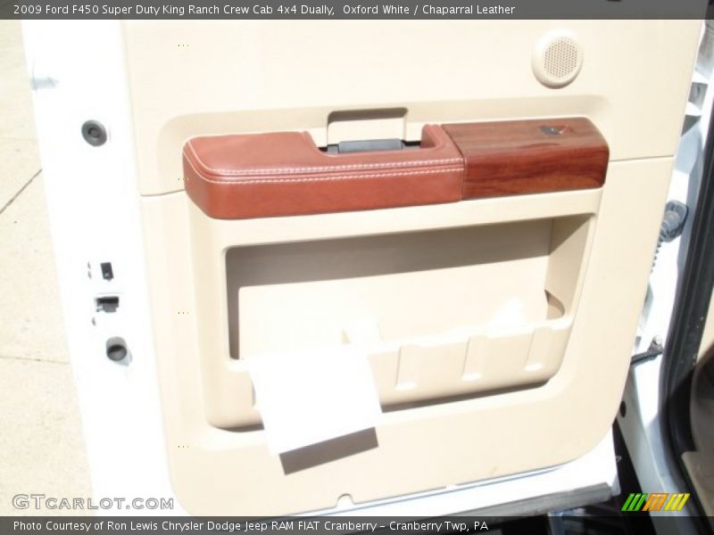 Oxford White / Chaparral Leather 2009 Ford F450 Super Duty King Ranch Crew Cab 4x4 Dually