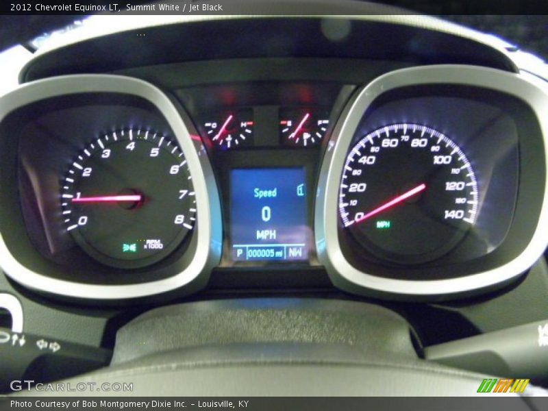 Summit White / Jet Black 2012 Chevrolet Equinox LT