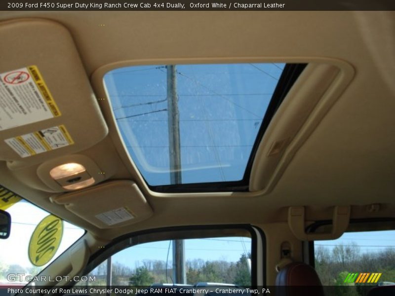 Oxford White / Chaparral Leather 2009 Ford F450 Super Duty King Ranch Crew Cab 4x4 Dually