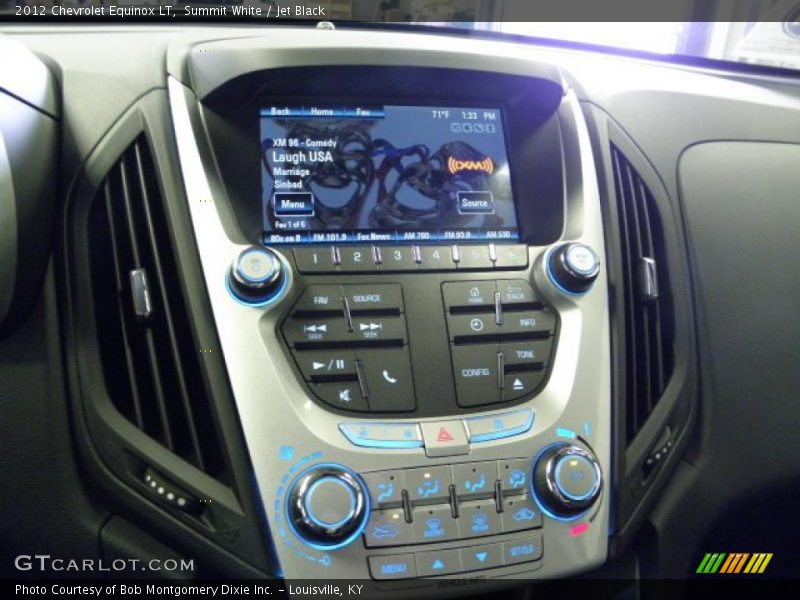 Summit White / Jet Black 2012 Chevrolet Equinox LT