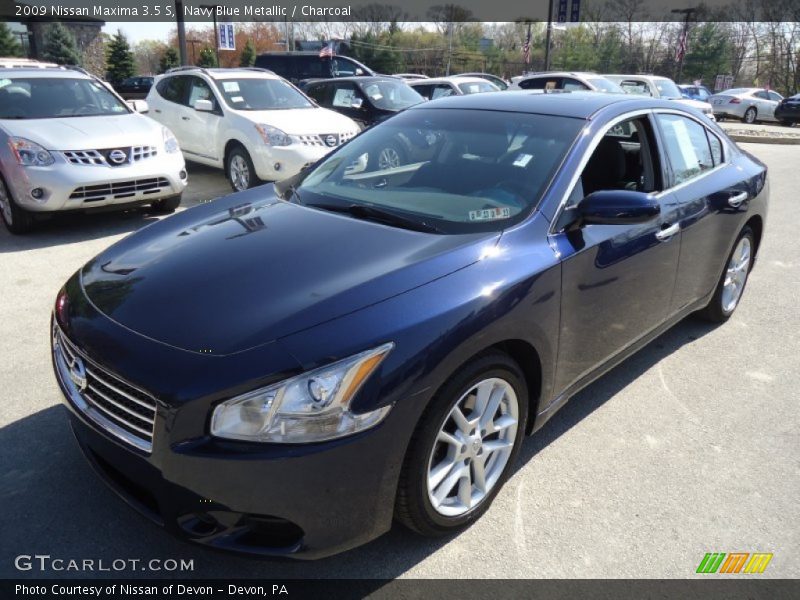 Navy Blue Metallic / Charcoal 2009 Nissan Maxima 3.5 S