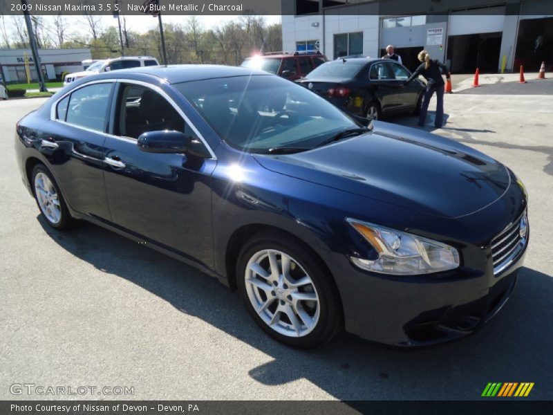 Navy Blue Metallic / Charcoal 2009 Nissan Maxima 3.5 S
