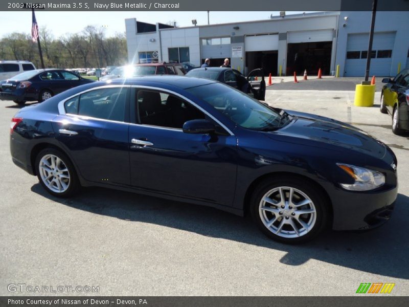 Navy Blue Metallic / Charcoal 2009 Nissan Maxima 3.5 S