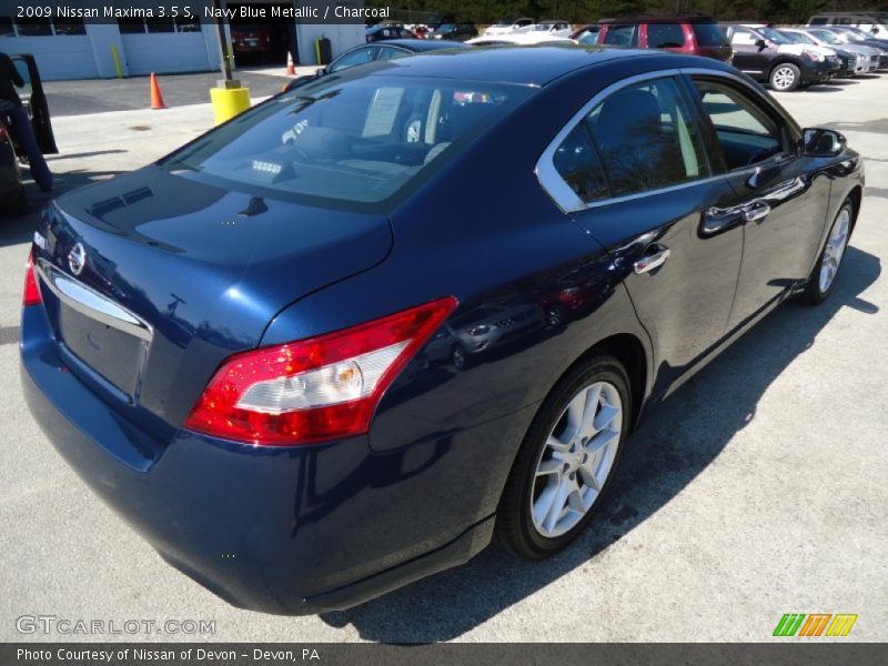 Navy Blue Metallic / Charcoal 2009 Nissan Maxima 3.5 S