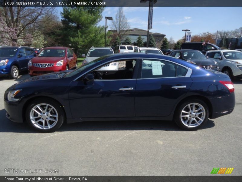 Navy Blue Metallic / Charcoal 2009 Nissan Maxima 3.5 S