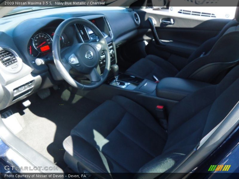 Navy Blue Metallic / Charcoal 2009 Nissan Maxima 3.5 S