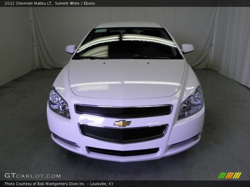 Summit White / Ebony 2012 Chevrolet Malibu LT