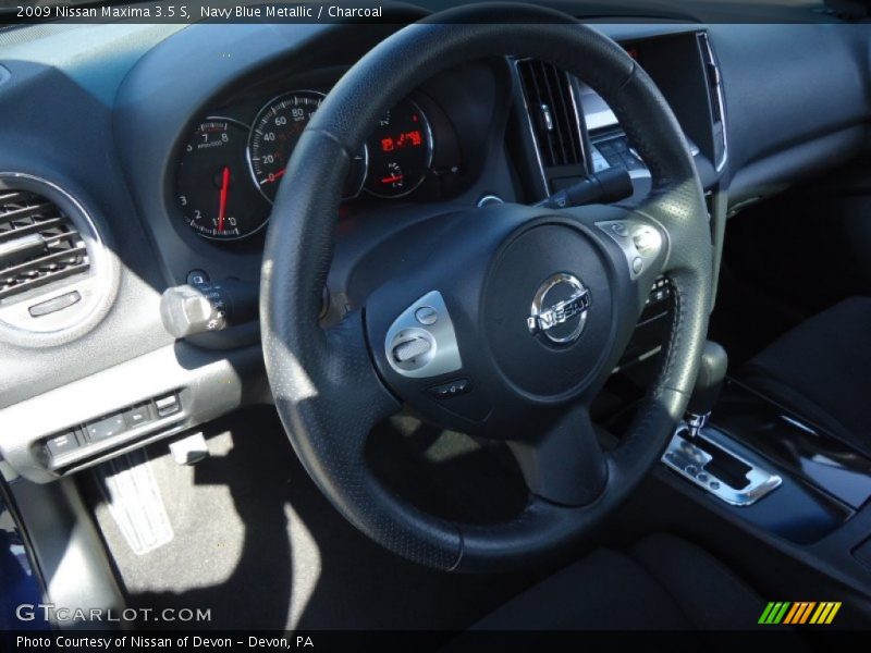 Navy Blue Metallic / Charcoal 2009 Nissan Maxima 3.5 S