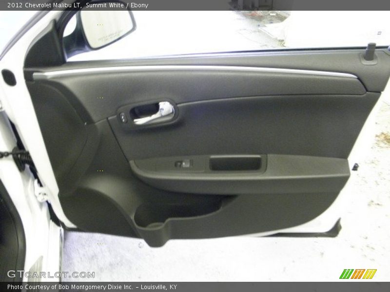 Summit White / Ebony 2012 Chevrolet Malibu LT