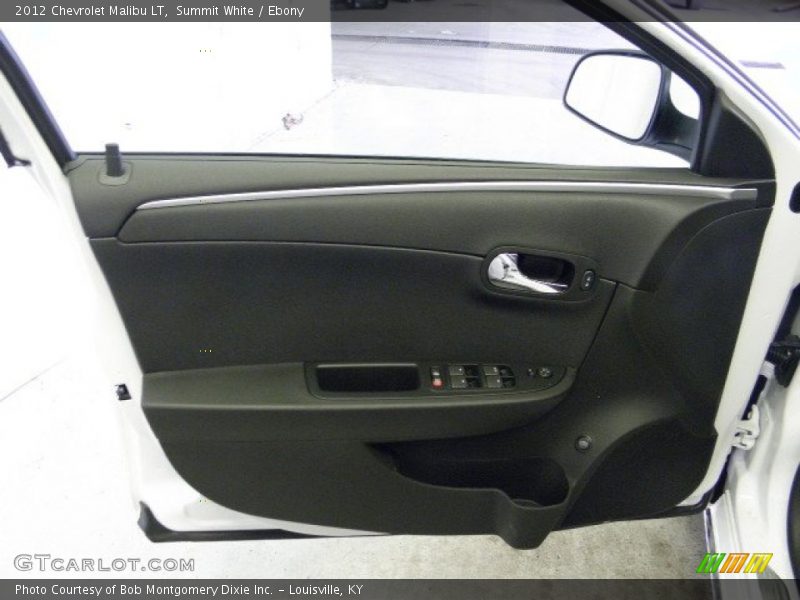 Summit White / Ebony 2012 Chevrolet Malibu LT