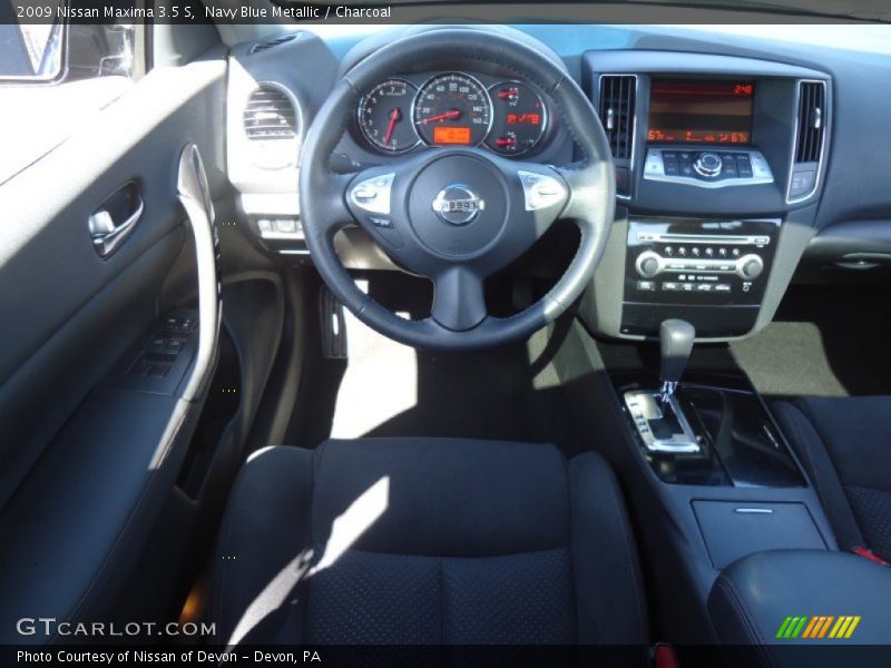 Navy Blue Metallic / Charcoal 2009 Nissan Maxima 3.5 S
