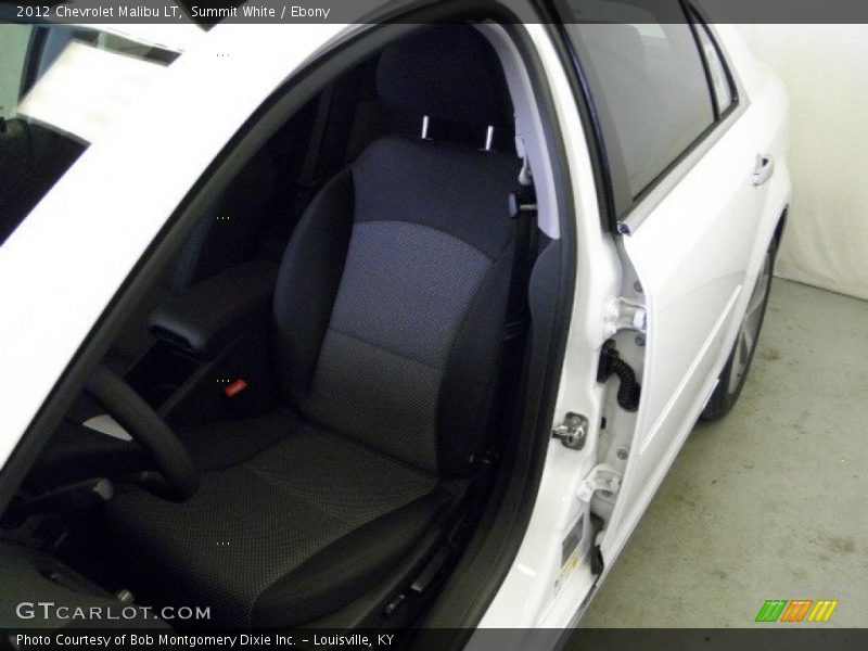 Summit White / Ebony 2012 Chevrolet Malibu LT