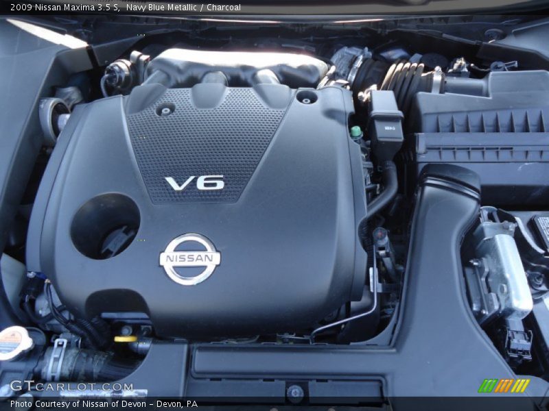 Navy Blue Metallic / Charcoal 2009 Nissan Maxima 3.5 S