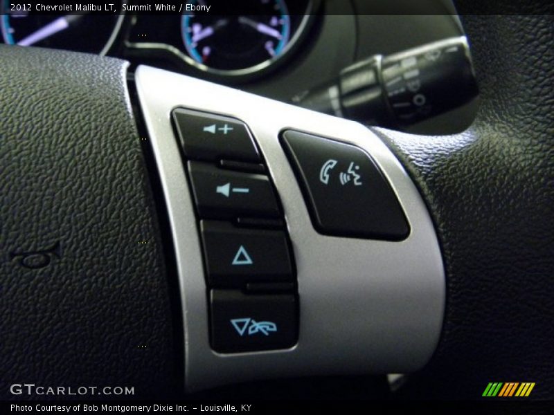 Summit White / Ebony 2012 Chevrolet Malibu LT