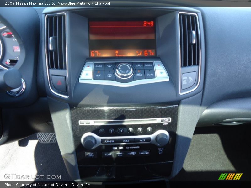 Navy Blue Metallic / Charcoal 2009 Nissan Maxima 3.5 S